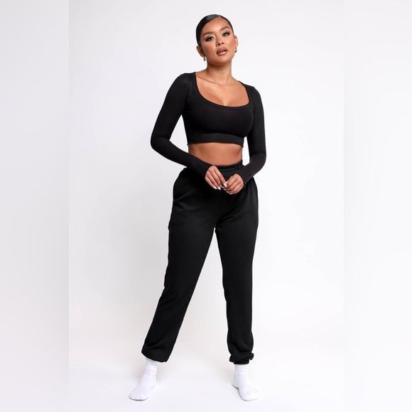 My Outfit Online Cozy Ribbed Joggers - Picture 3 of 11